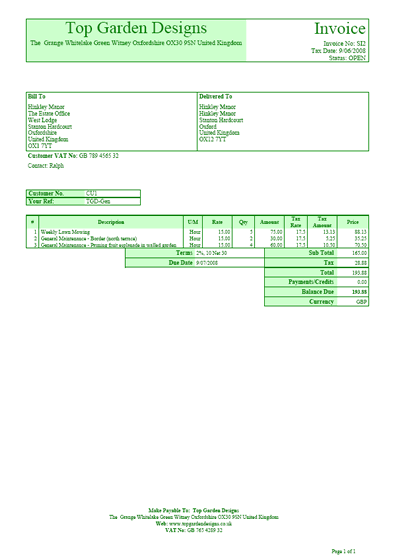 Salesorder.com - Invoice Templates