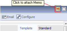 Attaching a Memo to a Document