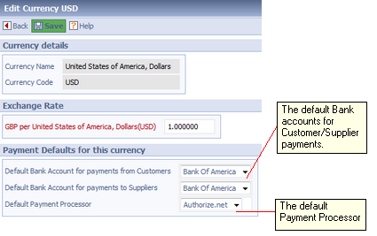 Setting the default Payment Processor